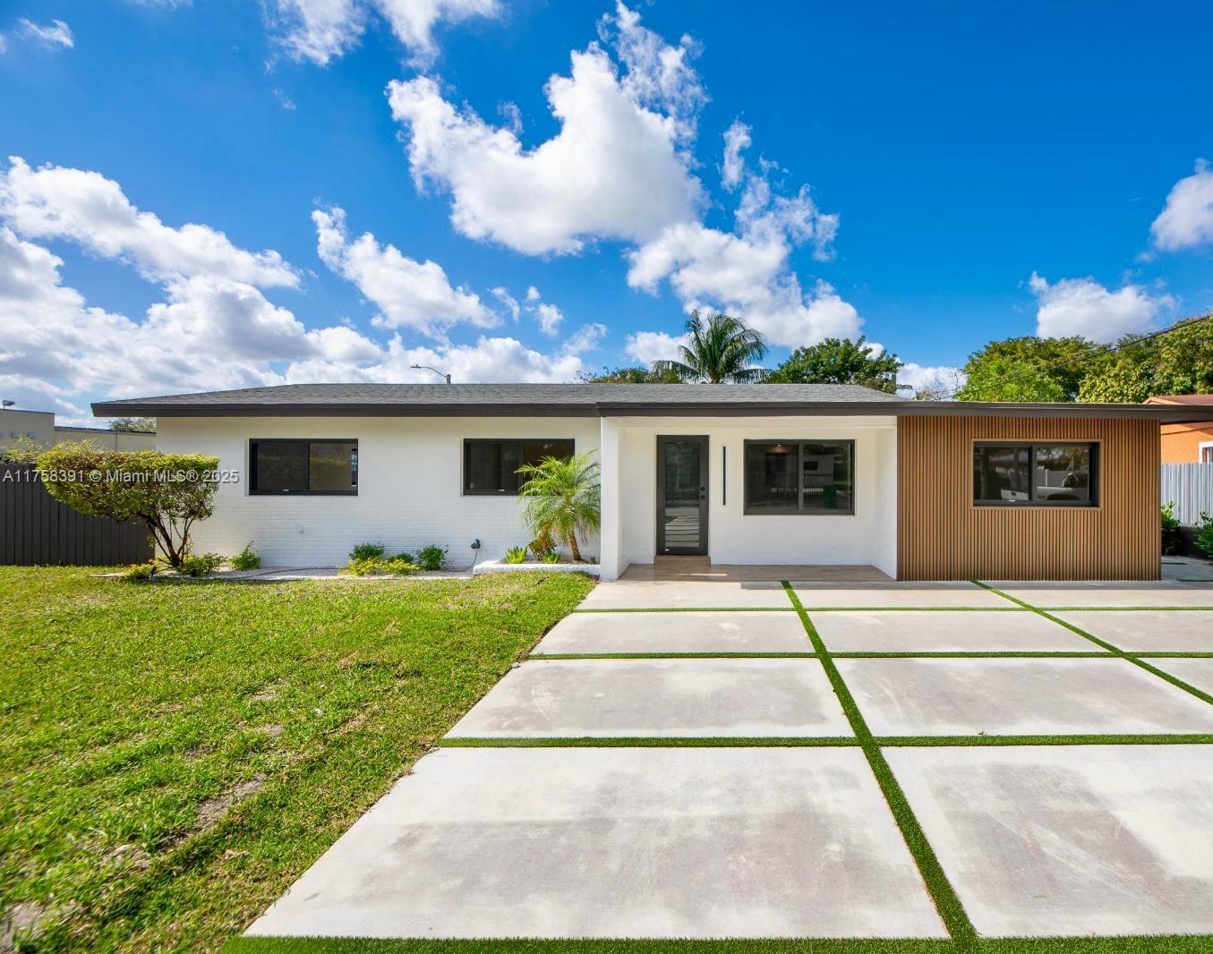 Discover this beautifully renovated **turnkey home** in an **upcoming Miami neighborhood**, offering both modern luxury and incredible versatility. Features updated **plumbing, electrical, walls, and finishes**, ensuring a worry-free living experience! Situated on a **spacious corner lot**, this property offers ample room to add a **pool, park an RV, or store a boat**. Plus, the actual square footage is **larger than what's reflected in city records**, giving you even more space to enjoy Don't miss this incredible opportunity to own a **versatile, income-generating home** in one of Miami’s fastest-growing areas! Schedule your private tour today.