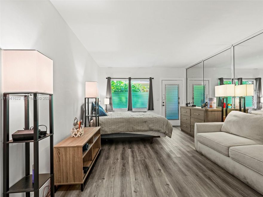 EASY TO SHOW! EXTRA SPACIOUS STUDIO UPGRADED BATHROOM. NEW ELECTRICAL. 40 YEAR CERTIFICATION PASSED. PERFECT PIED-À-TERRE AND IDEAL FOR SNOWBIRDS AND INVESTORS.  GREAT RETURN. VINYL FLOORS THROUGHOUT. CAN BE RENTED FOR A MINIMUM OF 6 MONTHS. STREET-LEVEL ACCESS TO THE UNIT FOR EASY IN AND OUT. CALL FOR EASY SHOWING. **** MAINTENANCE FEE PAID YEARLY IN MARCH – AVERAGES APPROX. $482 PER MONTH. ****