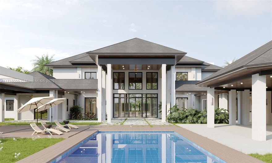 Introducing this fully transformed estate in the exclusive Landmark Ranch Estates, SW Ranches. Situated on 2.25 acres, 11,803 sqft of luxury living has been meticulously redesigned by ACG+ Development. This modern home offers a modern façade, wood accents, and glass garage doors. Inside, soaring ceilings, LED-lit hallways, and Italian finishes. The chef’s kitchen features premium appliances, hidden hardware, and an expansive island. The extensive primary suite features custom closets and a luxurious spa-like bathroom. Outdoors, a new pool, wood deck, custom pavers, and a remodeled guest house create an entertainer’s dream. Conveniently near A-rated schools, highways, and Fort Lauderdale Airport, this estate defines modern luxury. Schedule your private tour today!