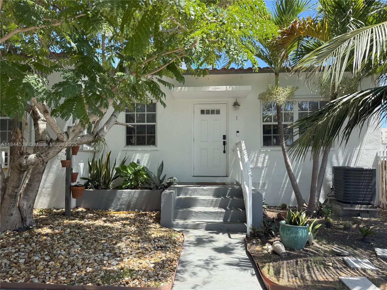 Waterfront Miami Beach Condo with private yard and outdoor "summer" kitchen and shared boat dockage. Possible option for a boats slip at additional cost. 2 BR / 2 BA ground floor condo fully furnished (negotiable)- Washer and Dryer included with the unit. Many updates throughout the property. Hurricane windows being installed. Water included in the rent. Bring your clients today!