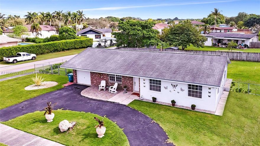 Have a BOAT or TRAILER? This house is perfect for you. Spacious 3/2 home in sought after Redlands, Homestead. Situated in a family friendly, safe community, where pride of ownership is prevalent. No HOA is a plus! This spectacular home features open spaces, oversized gated yard for boat, trailer or pool. Freshly painted interior & exterior. This home features granite countertops, remodeled kitchen, with stainless steel appliances, tile/wood flooring throughout with carpeted rooms. A/C is new from 6 years ago as well as roof. This beautiful home also offers a large florida room to entertain which has been done legally with permits. HURRY THIS WILL NOT LAST!