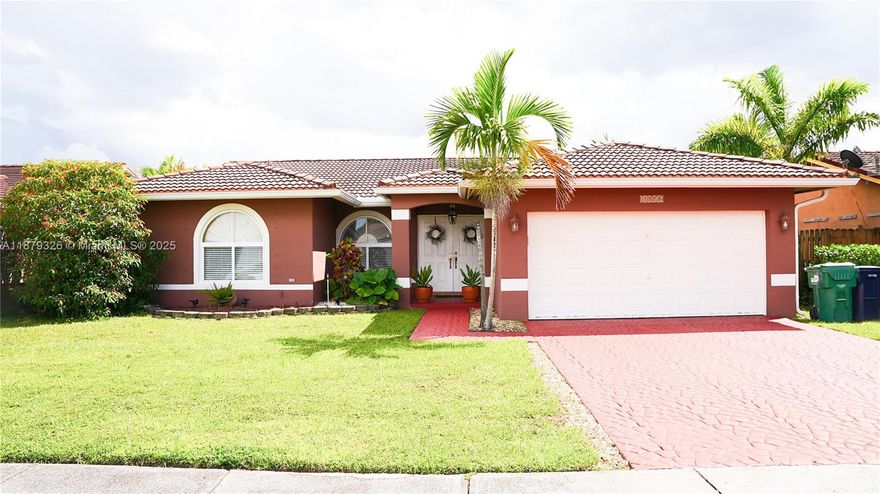 Welcome to 14856 SW 174th St, a cozy 4-bedroom, 2-bath home tucked away in the quiet Luz Estela neighborhood — and the best part? No HOA! That means more freedom whether you’re buying to live or invest. 
This house includes a 2-car garage, hurricane shutters, a tile roof, and solid CBS block construction. Inside, the layout is super practical with laminate and tile floors, a main-level bedroom, plenty of pantry space, with  all the furniture and appliances you need — so you can just move right in.
Outside is where it really shines — a private backyard with a pool, jacuzzi, and fruit trees, all fenced in for privacy. It’s perfect for relaxing, hosting friends, or even turning it into a money-maker as an Airbnb rental. The potential to boost your investment and increase ROI is great!.
