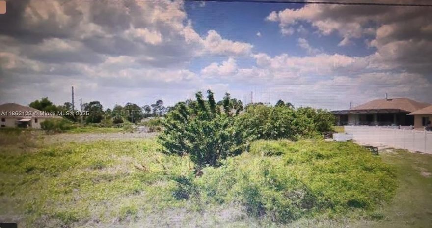 Lot waiting for YOU! Build your dream house.  Either way you will win! This lot is located in the growing area of Lehigh acres. Perfectly situated close to SR82 which leads to Daniels Pkwy. right to SWFL Airport, Jet Blue Stadium, Edison and Ford Museums, Fort Myers. You will be  close to schools, churches, shopping/restaurants, and much more. We invite you to drive this area and envision the endless possibilities this opportunity has to offer!