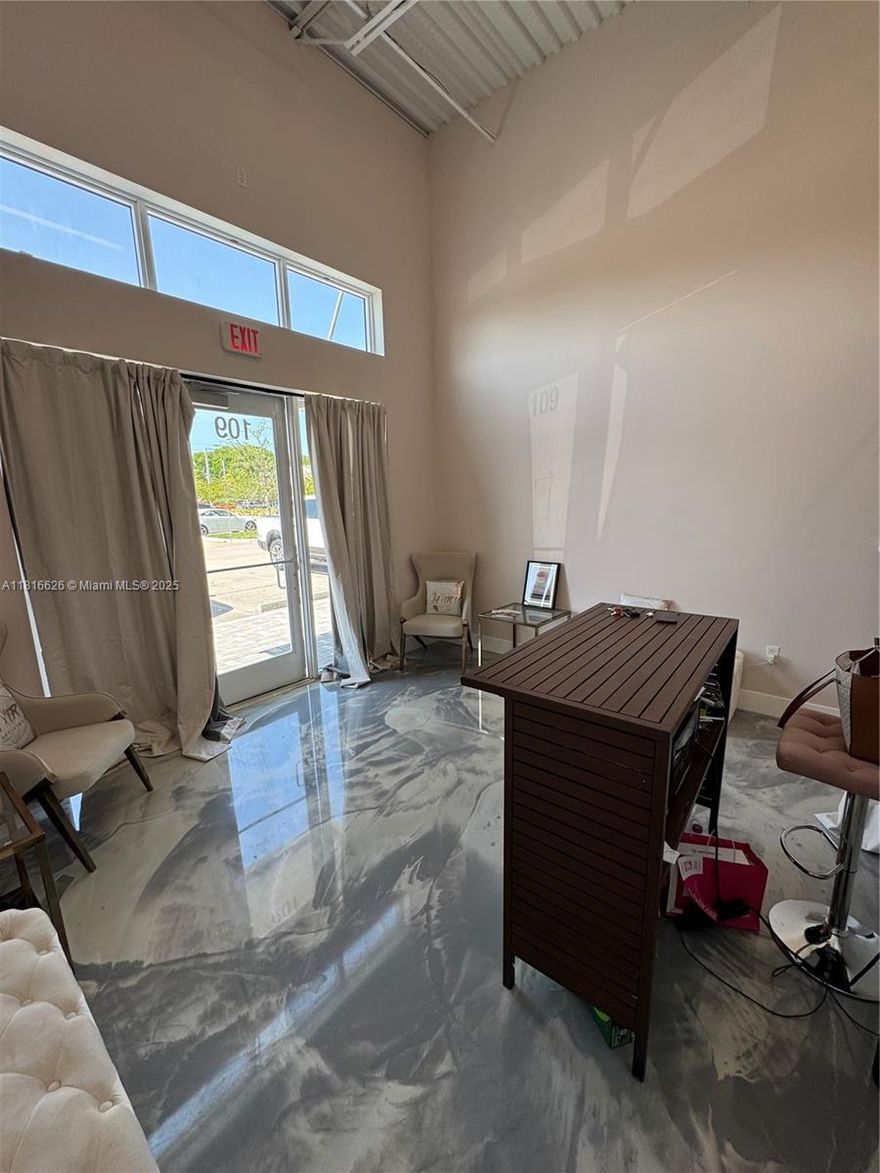 Rare opportunity to own commercial retail/office space in the thriving Cooper Square Plaza! This 780 sq ft unit at 9620 Stirling Rd Unit 109 offers exceptional exposure in a high-traffic area, centrally located near Cooper City, Davie, and Hollywood. Ideal for professional services, medical, beauty, or retail use. The space features a private restroom, clean layout, and ample parking for customers and staff. Surrounded by established businesses and national retailers, this location is perfect for an owner-user or investor. Zoned for multiple commercial uses. Don’t miss out—prime locations like this rarely hit the market!