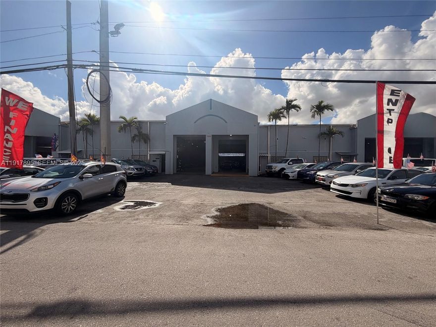 Amazing business opportunity! Turnkey fully established Auto Dealership in the heart of  Doral's  automotive HUB district.  Included with the sale terms and open to negotiate floor plan and bank line of credit. The two warehouses are combined and has updated  very modern finishes and fixtures.  It can hold around 60 cars and plenty of office space.  Great Visibility and A+++ location.  Don't miss this opportunity! Owner is motivated and willing to train new operator.