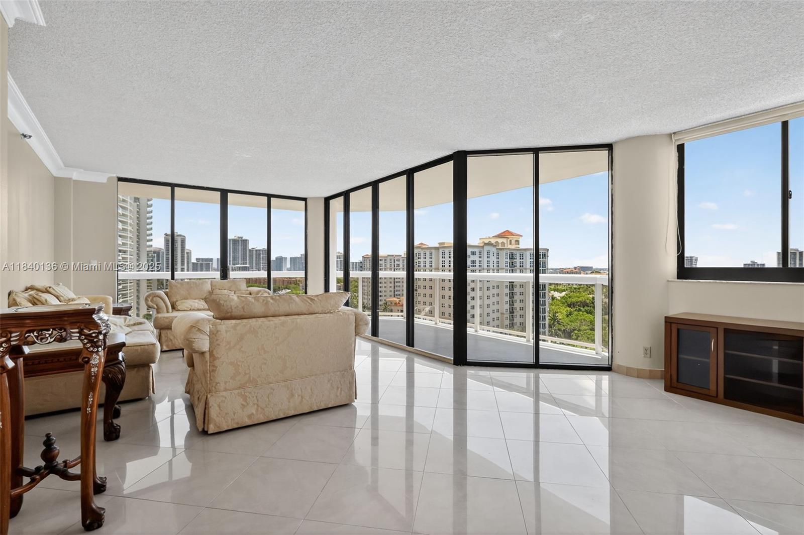 Amazing opportunity! WOW! Enter & immediately see panoramic views of ocean, intracoastal, & renowned Turnberry Golf Course & lake. This corner unit has 2 bedrooms, 2 baths, and large wraparound terrace. Rarely available - can be a double unit with 1406 - offering views to take your breath away and 4 bedrooms & 4 bathrooms for $999,000. See them today, make them your way! Enjoy The Landmark Lifestyle w/ 5 Star Amenities: Tennis Courts, Heated Pools, Jacuzzi, Exercise Room, Gym, Business Center, Concierge, 24-hour Security, Valet Parking, & More!