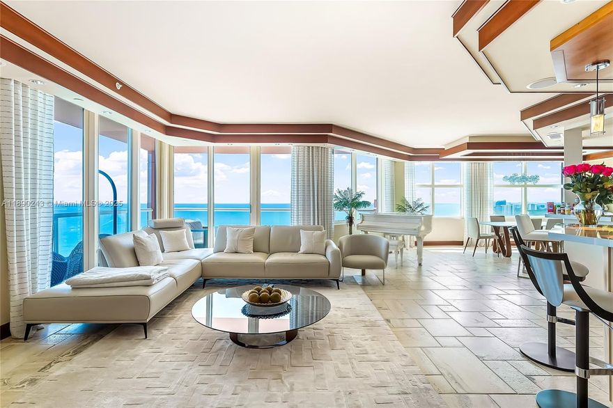 Awaken to gorgeous sunrises over the sparkling Atlantic, with the gentle sound of waves as your morning soundtrack. This elegantly appointed condo offers panoramic ocean and coastline views perfect for sipping coffee or sharing a sunset cocktail.
Inside, the residence is luxuriously furnished, featuring marble floors, custom window treatments, built-in walk-in closets, extra storage, and a private laundry room. Designed for comfort and sophistication, this property features assigned parking. 
Nestled in The Palms, a secure and private enclave, you are steps from fine dining and all the magic Ft Lauderdale offers. Indulge in 2 resort-style pools with chair/towel service, a serene spa with sauna/steam. This is more than a home, it’s a seaside sanctuary where every day feels like a getaway.