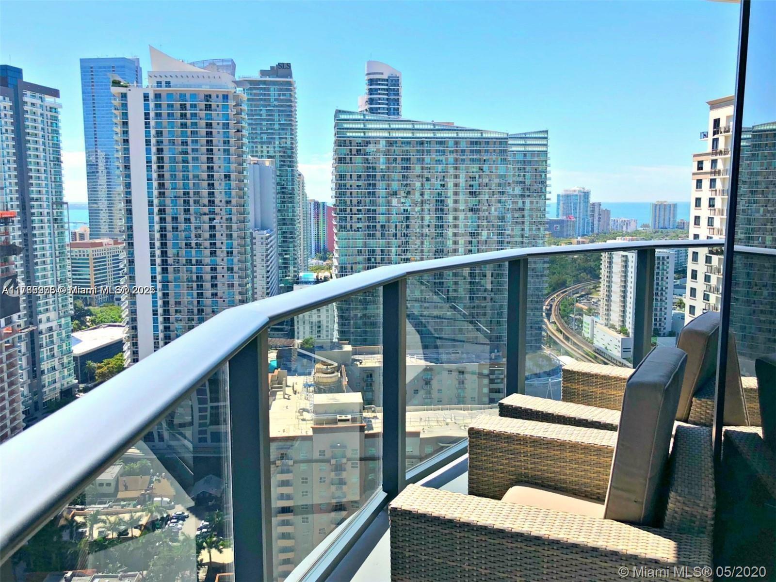 Rental Property at 55 Sw 9th St 2903, Miami, Broward County, Florida - Bedrooms: 2 
Bathrooms: 2  - $5,900 MO.