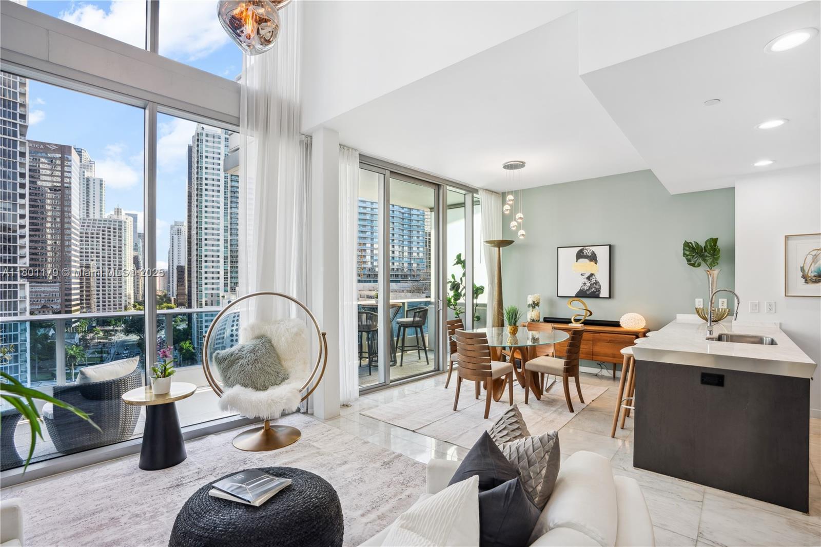 Rental Property at 200 Biscayne Boulevard Way 1403, Miami, Broward County, Florida - Bedrooms: 2 
Bathrooms: 3  - $9,500 MO.