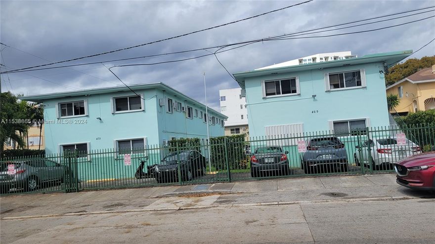 Great opportunity to own a great investment in the heart of little Havana. Seller is selling two buildings together. 469 and 479 SW 3 St (MLS - A11538876 for building 469) For a combine amount of $4,500,000. Both buildings together have 20 units, and all are 1 bedroom, 1 bath apartments. The units are rented between $1,600 to $1,800 per month with a total monthly income $32,850. Please call listing agent for more information. AS-IS Sale!