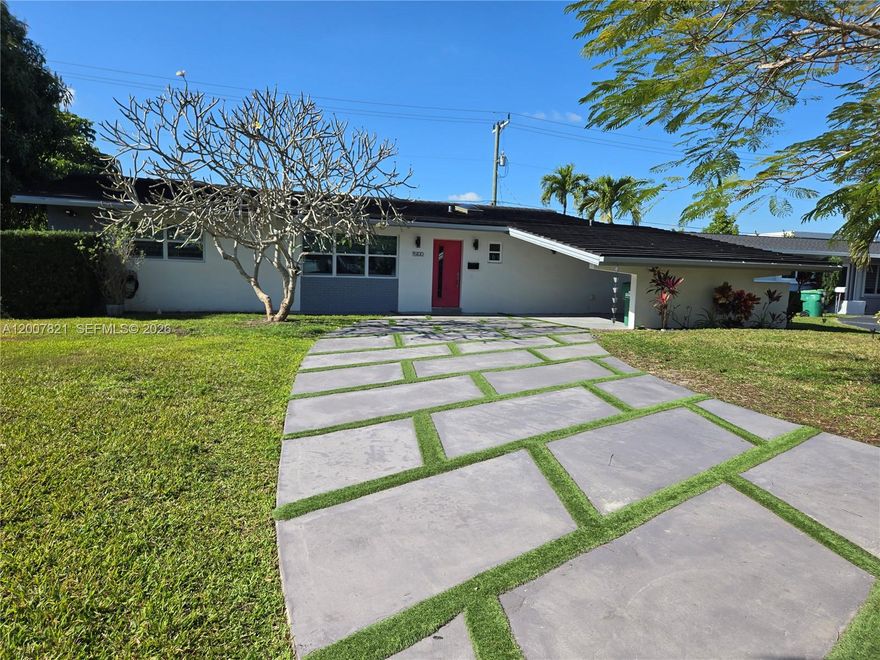 Back on the market! Priced to sell!! Located in the sought after community of Palmetto Bay, this inviting 3 bedroom, 2 bath home with an open concept living area and a refreshing salt water pool,  is the perfect home.  Totally updated, spacious, bright home with a midcentury vibe. This a fantastic opportunity to own a home in a prime location.  Roof is 8 years old; air conditioner 2 years old and insulated to protect it from mold. No HOA.  Walking distance to good shopping and dining.  Contact me today for an appointment.