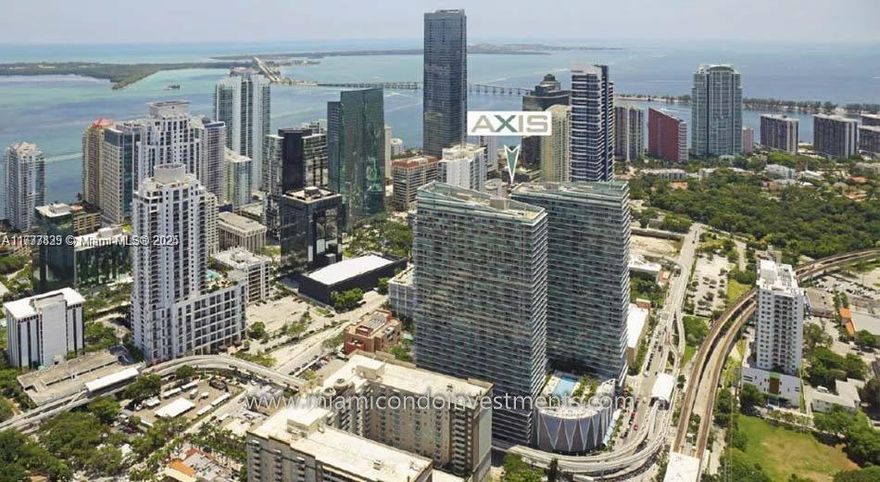 INVESTORS WELCOME! DON'T MISS THIS 2/2 APARTMENT AT EXCLUSIVE AXIS ON BRICKELL. BUILDING RECENTLY HAD A FEW UPGRADES  IN SOCIAL AND COMMON AREAS.  WALKING DISTANCE TO SHOPS AND RESTAURANTS.