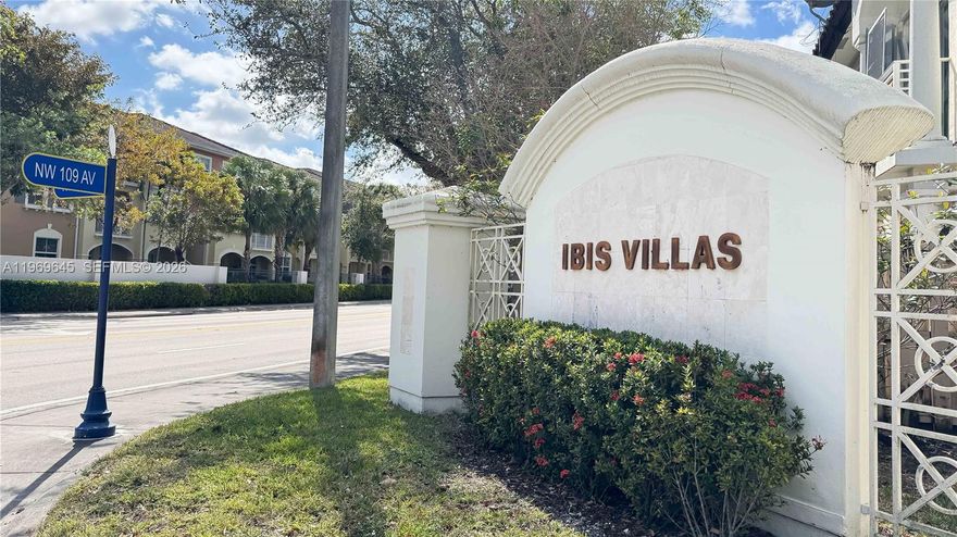 Modern and fully renovated townhouse located at Ibis Villas,Doral Fl. This townhouse offers 4 spacious  bedrooms and 2.5 bathrooms.The updated kitchen offer sleek cabinetry,elegant quartz countertops,and stainless steel appliances ideal for living and entertaining.Bathrooms have upgraded with a qualify fixtures and a clean modern design.Generous bedrooms provide ample closets spaces.
Enjoy a private outdoor area perfect for relaxing or a family reunion.
Located in a nice and desirable community close to top rated schools,parks,shopping,dining and major highways.Two parking spaces on  the driveways and visitors
All showings must be by appoiment,contact L/A for yours,agents please look for broker remarks for additional information