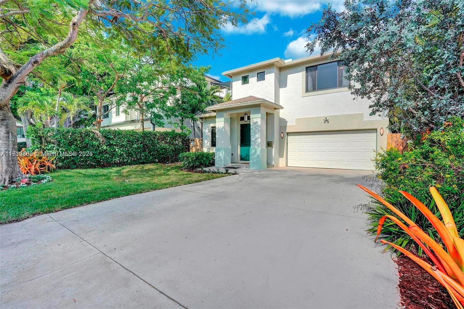 3-bedroom, 2.5-bathroom home, built in 2016, is in the desirable Victoria Park neighborhood. It's within walking distance to Holiday Park and just minutes from the dining and shopping of Las Olas Boulevard and Fort Lauderdale Beach. The home features hurricane impact windows and a chef's kitchen with a natural gas stove. The primary suite includes a walk-in closet, private terrace overlooking the heated pool, and a spa-like bathroom with both shower and tub. The backyard offers a heated pool, lush garden, and a pergola with BBQ and mini-fridge, ideal for entertaining. This property can be sold turnkey! Don't miss this opportunity to own a home in Victoria Park. Schedule your private tour today!