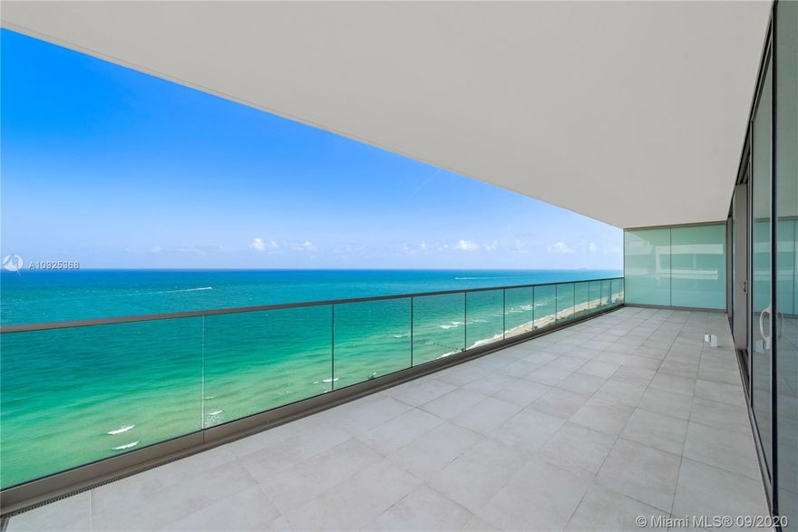 Oceana Bal Harbour’s Flagship Floorplan! This corner North Tower unit has flooring and closets installed making it ready for immediate occupancy. The oceanfront flow-through residence offers 4,185 SF of living space, 3 bedrooms, den, family room, 4.5 baths and an expansive 1,595 SF wrap-around terrace with incredible views of the ocean and Miami’s skyline. Features include a gourmet kitchen, an enormous Master suite with walk-in closets and modern bath. Oceana is the top tower in Bal Harbour offering 400 feet of beachfront luxury. Resort-style amenities such as a 24-hour concierge services, poolside restaurant, tennis, spectacular spa, gym, resort style pool with cabanas and more paint the details of a life well-lived. Easy to show.