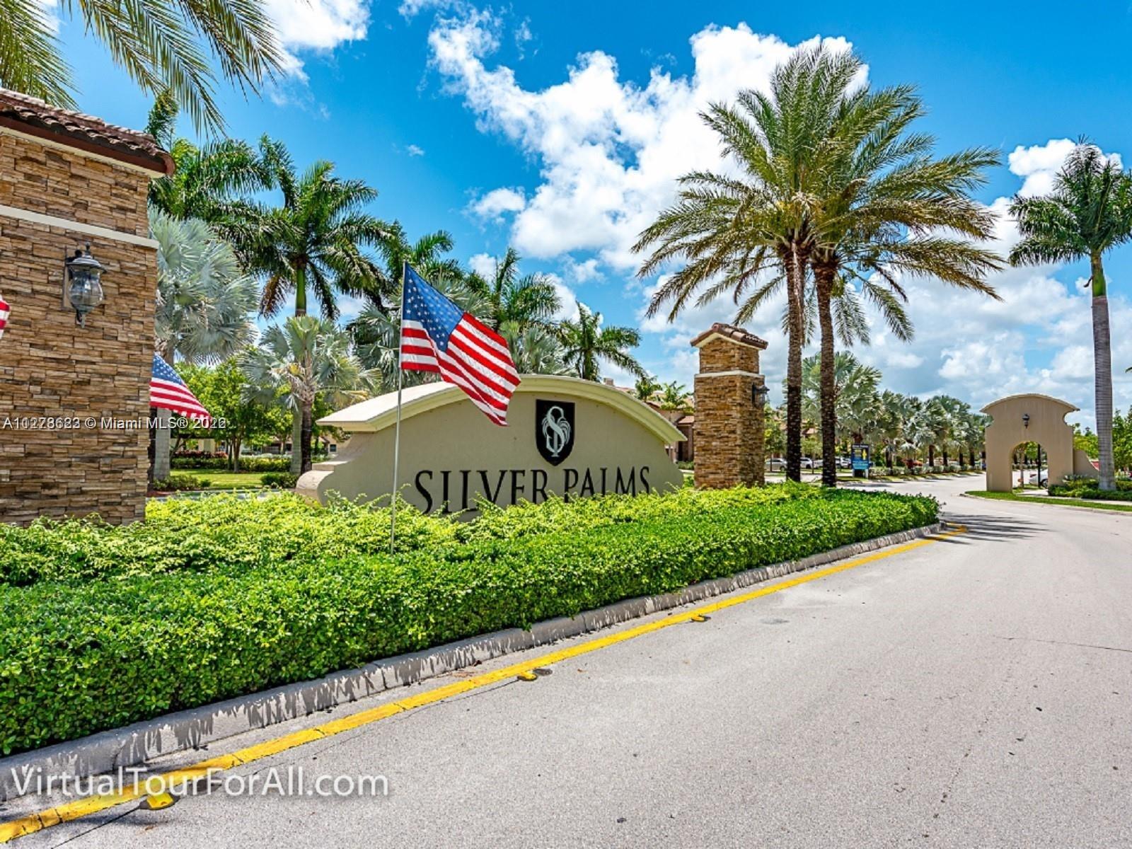 **EXCELLENT LOCATION**LUXURY IN RESORT STYLE SILVER PALMS. THIS TOWNHOME 3 BED, 2 BATHS AND 1/2 IS NEW. TILE DOWNSTAIRS AREAS, CARPET UPSTAIRS, OPEN KITCHEN WITH GRANITE COUNTER TOPS AND STAINLESS STEEL APPLIANCES AND SNAKE OVERLOOKING THE FAMILY ROOM. ENJOY THE AMENITIES IN COMMUNITY CLUB HOUSE **CHILDREN'S WATER THEME PARK, POOL, FITNESS CENTER AND MORE. CONVENIENTLY LOCATED JUST OFF OF THE TURNPIKE, MARKETS, SHOPPING CENTERS . IT'S READY TO MOVE.