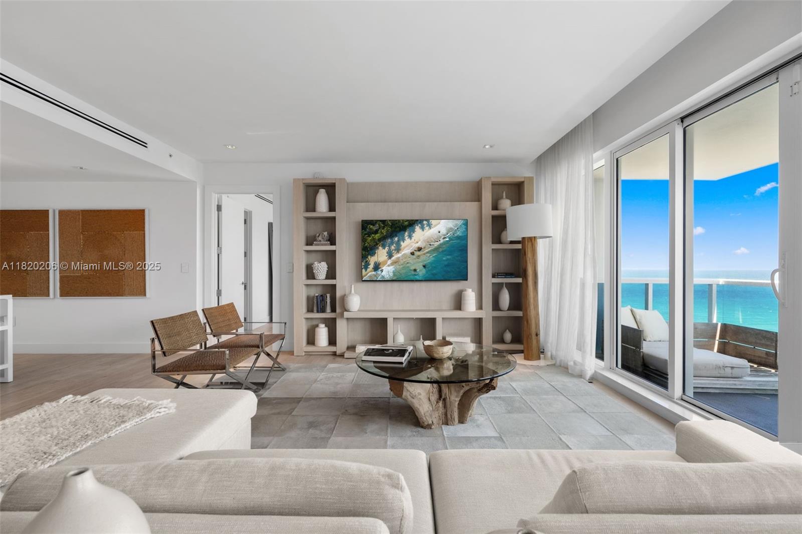 Discover elevated living in this beautifully furnished 3-bedroom, 3.5-bathroom penthouse at the iconic 1 Hotel Homes in South Beach. Spanning 2,675 SF, this light-filled residence offers spacious interiors, high-end finishes, and top-of-the-line appliances throughout. Ideal for families or groups seeking a luxury rental experience. Enjoy full access to 1 Hotel’s world-class amenities, including four pools, rooftop bar and lounge, state-of-the-art fitness center, spa, and more. Available for seasonal or short-term lease.