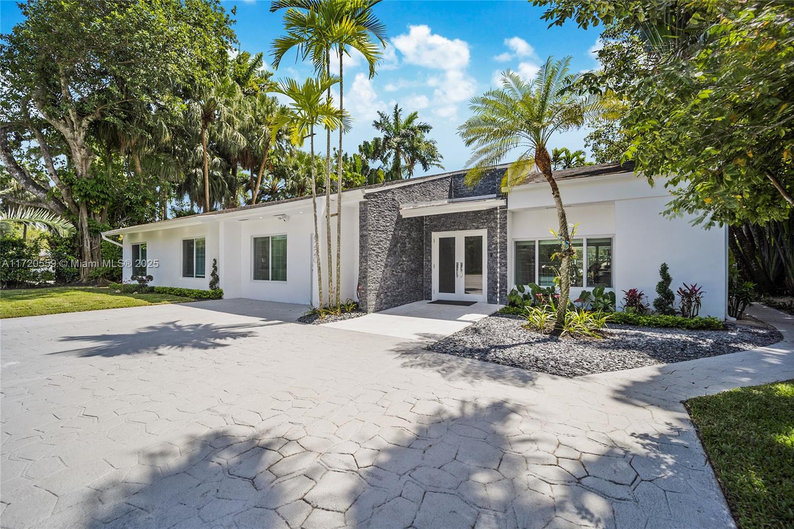 Beautiful gated home on a quiet street in South Miami. Open layout with four bedrooms and 3 1/2 baths. New roof with solar panels & driveway pavers (2024). Large pool & jacuzzi . Outdoor grill & pizza oven. Two of the the bedrooms feature en-suite bathrooms. Recently installed water filtration system and EV charger. New HVAC system (2023). This home is located in the top-rated school district (public and private) and is moments away from South Miami Hospital, Baptist Main Hospital on sw 88th st & University of Miami . Very central location. Please reach out to the listing agent for inquiries.