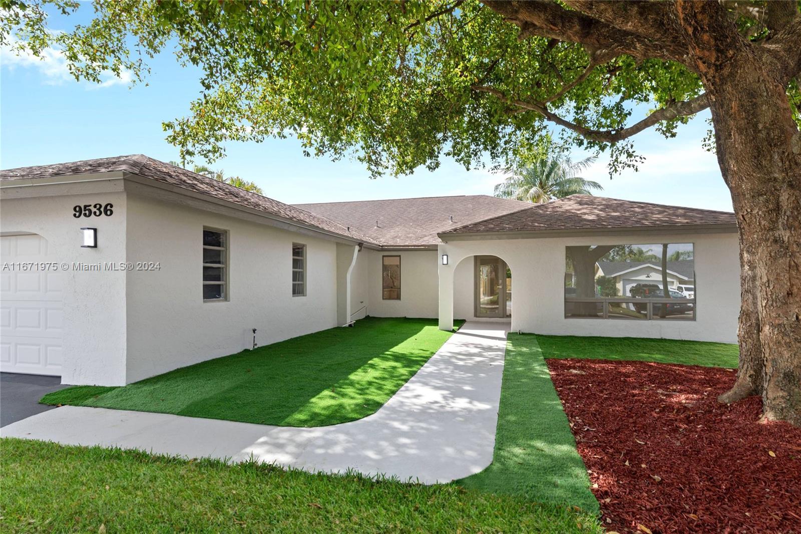 STUNNING FULLY REMODELED HOME WITH POOL AND EXPANSIVE YARD. STEP INTO LUXURY WITH THIS BEAUTIFULLY REMODELED HOME, OFFERING THE PERFECT BLEND OF MODERN ELEGANCE AND COMFORT. NESTLED ON A LARGE, PRIVATE LOT, THIS PROPERTY BOASTS A SPACIOUS, OPEN-CONCEPT FLOOR PLAN IDEAL FOR BOTH RELAXING AND ENTERTAINING. GOURMET KITCHEN: FEATURING TOP-OF-THE-LINE APPLIANCES, CUSTOM CABINETRY, AND SLEEK COUNTERTOPS, THIS KITCHEN IS A CHEF'S DREAM. LUXURIOUS FINISHES: EVERY INCH OF THE HOME SHOWCASES HIGH-END FINISHES , DESIGNER LIGHTING, AND SOPHISTICATED FIXTURES.SPACIOUS BEDROOMS: GENEROUSLY SIZED BEDROOMS WITH LARGE WINDOWS OFFER PLENTY OF NATURAL LIGHT AND PEACEFUL VIEWS OF THE LUSH SURROUNDINGS.EXPANSIVE OUTDOOR LIVING: STEP OUTSIDE TO A BREATHTAKING BACKYARD WITH A PRISTINE POOL.