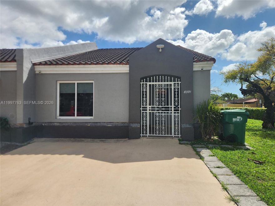 Fully Remodeled 2-Bedroom, 2-Bathroom Townhome in Kendall. This beautifully updated one-story townhome offers modern living in a prime Kendall location. The home has been completely remodeled, including stylish, tastefully updated bathrooms and a kitchen with quartz countertops. The unit has Impact windows and doors as well as modern blinds throughout. Additional features include a brand-new AC system, a new washer and dryer, and a spacious, private patio with no rear neighbors—perfect for outdoor relaxation and entertaining. The unit is freshly painted and comes with two designated parking spaces in front of the property, with additional guest parking available, 3 cars? No problem! No HOA application required, best price in the area for this type of property!