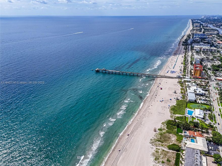 Ocean living at its best. Come and visit this beautiful fully furnished home. pictures don't do justice. You are a step away from the beautiful ocean. Walking distance to the best restaurants in Deerfield Beach. 10 mins drive to the exquisite Mizner -park in east of Boca. The apartment is very spacious, lot of natural light and fully equipped kitchen. Plenty of storage inside of the unit. The building is very secure with 24/7 security and has a very zene tranquil outside areas where residents can enjoy a tropical ocean breeze living. Available this September.