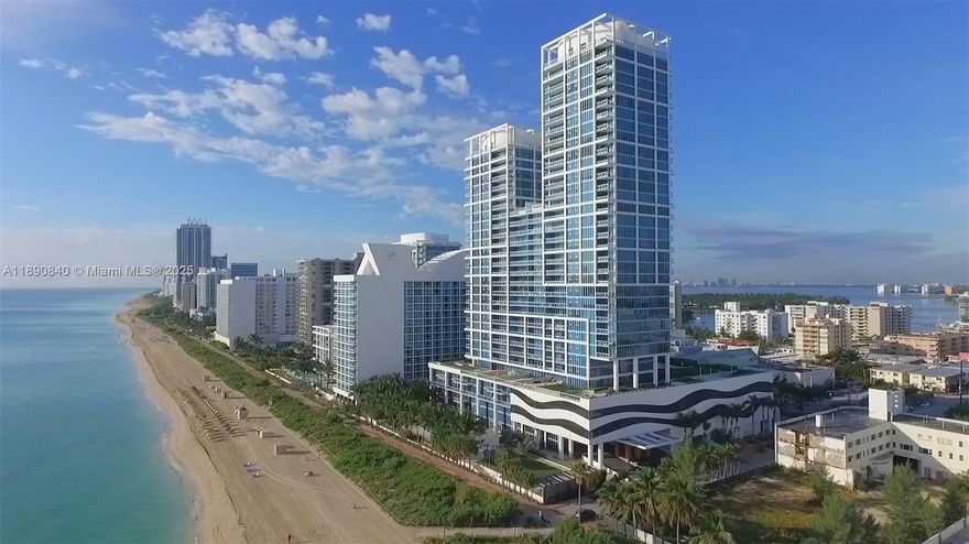 Breathtaking Intracoastal and Miami Skyline views. Live the quiet sophistication at Carillon Miami Wellness Resort, named one of the top 10 Destination Spa Resorts in US by Condé Nast Traveler Readers’ Choice. Over 5 acres of pristine oceanfront property, 70,000 sf of wellness facilities & 200+ fitness classes offered 7 days a week, 4 pools, beach service, restaurants, juice bar, 24hr security, valet, concierge, Corner Store. Beach Boardwalk at your doorstep which extends all the way to South Pointe Park. Enjoy the unparalleled healthy lifestyle you deserve, including Publix across the street. This residence is available for 1 year lease and seasonal as of November 1 2025