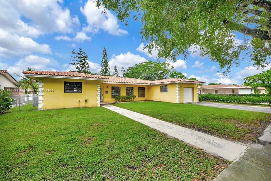 Lakefront 4 bedroom, 4 bath, pool home in Miami Lakes. A rare opportunity to renovate and customize in one of South Florida's most sought-after communities. The floor plan offers multiple living areas, spacious bedrooms, and large sliding doors overlooking Lake Hilda. Located on a quiet street near top-rated schools, parks, dining, and Main Street shops and cafe's. Miami Lakes is known for its tree-lined streets, strong community feel, and convenient access to major highways. No HOA and endless potential in a prime location. Make your appointment today before someone else beats you to it!