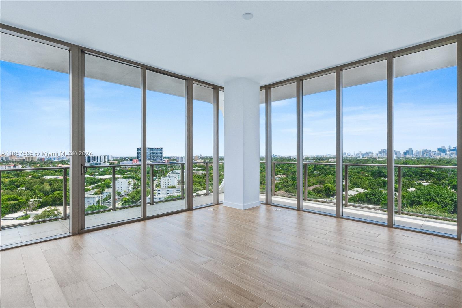 Stunning 3 Be/3.5 Ba corner residence at the brand-new Mr. C Tigertail Residences. This home offers 1,761SF of
interior & a 438 SF wrap-around terrace with stunning views overlooking the Grove. The expansive floor plan is
highlighted by 11-foot floor-to-ceiling glass and refined finishes, including an Italian modern kitchen designed by
Italkraft with Italian terrazzo and quartz countertops, Sub-Zero appliances, European porcelain tile floors, and
solid core interior wood doors. The building boasts 24-hour concierge service, two pools with food and beverage
services, a gym, spa, an onsite restaurant, and 24/7 valet parking for two vehicles. Enjoy a great lifestyle in
the heart of the Grove, with everything the area has to offer, all while living in a 5-star, full-service building.