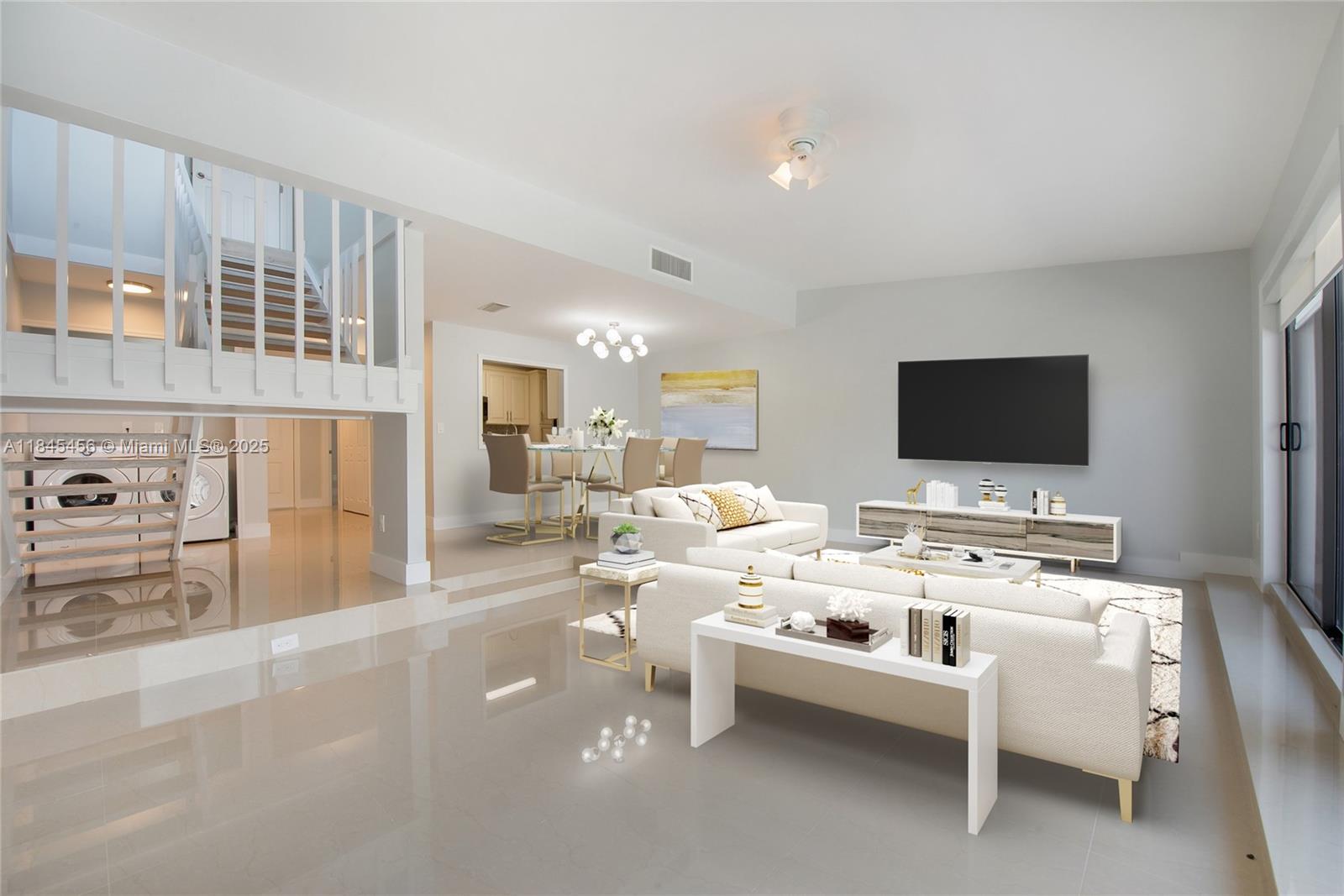 Welcome to Towngate.This beautiful two-story, 2-bedroom, two-bath, 1,463-square-foot townhouse villa is pure luxury. It has a new roof, impact windows and doors, new AC, new bathrooms and kitchen, and beautiful porcelain floors on the first floor. However, the reason they rarely sell is that the HOA dues are among the lowest compared to similar luxury properties in Miami. The HOA is $ 90.00 per month!