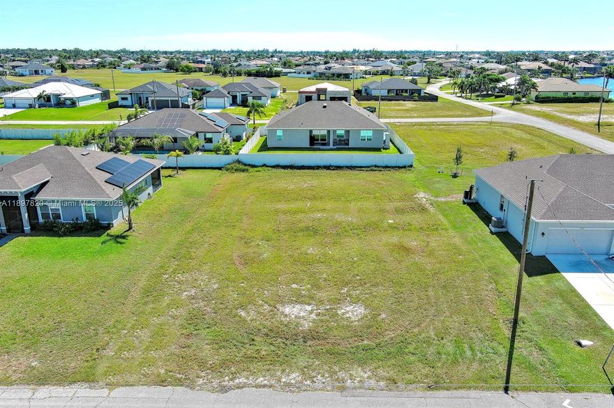 Exclusively presented by Sunland Real Estate: Discover this prime 0.24-acre residential lot located  in Cape Coral, FL! Nestled in a peaceful and rapidly growing neighborhood, this spacious vacant lot offers the perfect setting to build your custom single-family home with room for a pool and outdoor living space. Enjoy the quiet charm of Northwest Cape Coral while staying close to shopping, dining, schools, and boat ramps. No HOA! Whether you're an investor or planning your forever home, this property presents a fantastic opportunity to bring your vision to life.
