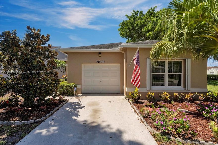 Welcome home! It sits on one of the few oversized lots in the community, giving you the benefits of a large yard. The HOA recently repainted the outside, giving it a fresh clean feeling. The property has been meticulously maintained by the owners. It features an enclosed patio under AC, favored during the hot months. Plus an outdoor screened patio with a lake view often visited by a variety of birds. The kitchen was remodeled in 2019 to include black granite countertops & plus new cabinets, refrigerator & stove. The kitchen skylight brings in natural sunlight without the heat. Living, dining & hallway just repainted. Pine Ridge quarterly fee includes cable & internet, landscaping, 2 pools, 2 jacuzzi spas, tennis & pickleball courts, & shuffleboard. VERY LOW HOA FEE!! It's a +55 community.