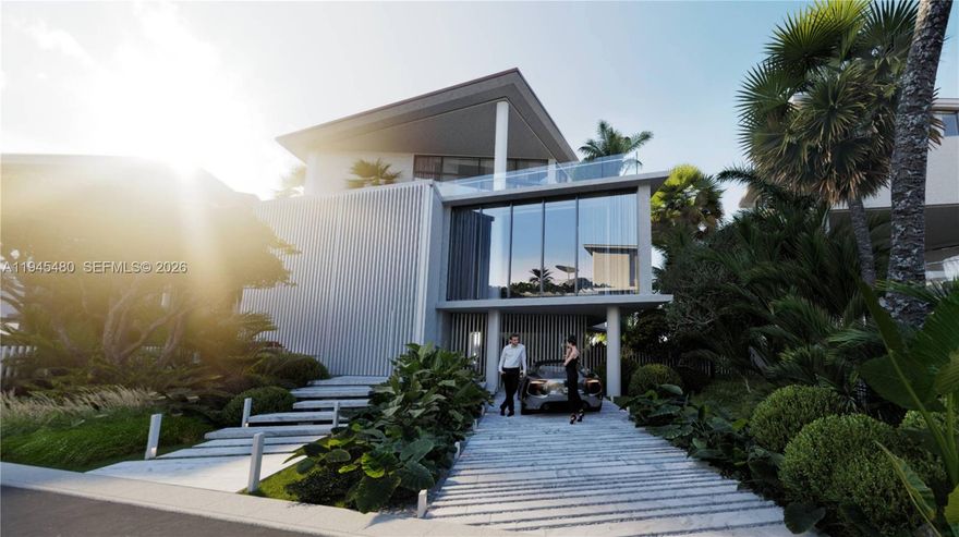 Villa Mare is a newly constructed waterfront residence offering privacy, scale, and direct access to Biscayne Bay. Privately situated along Prescott Lane, the home rests on a 9,700 SF lot with 93 feet of open-bay frontage and expansive bay and downtown skyline views.

The residence spans 9,478 SF of total building area, including 7,065 SF under air and 1,180 SF of terraces designed for seamless indoor-outdoor living. Floor-to-ceiling glass and full-height understory detailing define the interiors, framing water views throughout and allowing natural light to remain the focal point. A new seawall and 90+ feet of dockage provide immediate boating access and effortless connection to the bay.

The layout includes 5 bedrooms plus a dedicated office and 5.5 bathrooms, served by a private elevator. Interior spaces feature custom millwork, a chef’s kitchen with wine refrigeration, and a refined neutral palette with natural stone finishes. A Raymond Jungles designed landscape enhances privacy and creates a serene bayfront setting. Three covered parking spaces complete the residence.

Villa Mare is part of Prescott Estates, a collection of five ultra-private villas conceived as a landmark reborn. The enclave merges architectural heritage with the clean sophistication of Miami’s mid-century modern design, setting a new standard for the next generation of luxury living.

Inquire for a private 3D development tour.