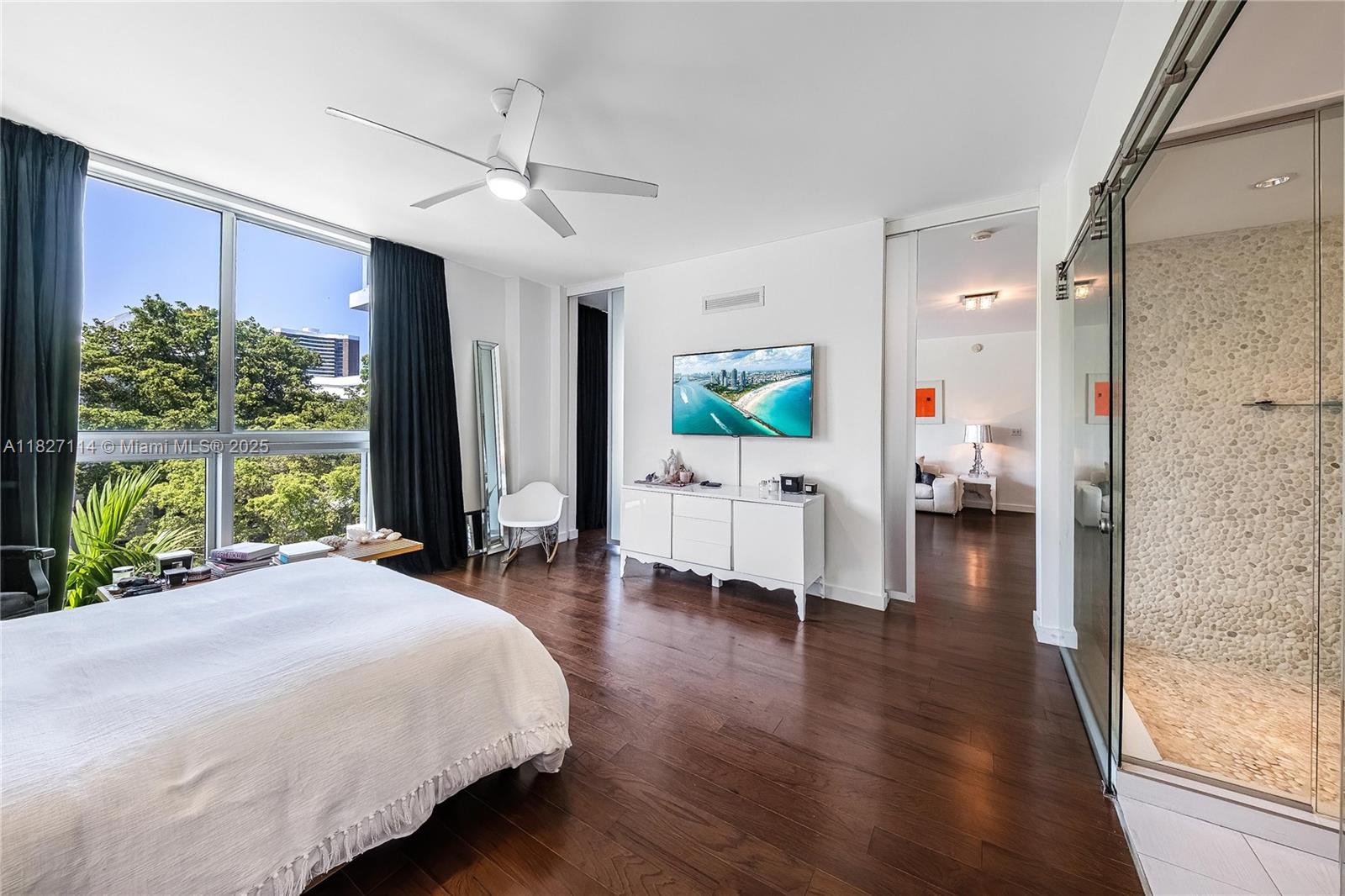 Rare opportunity to own a waterfront condo at IOS on the Bay, a 43-unit boutique building in Miami’s Upper East Side, near Miami Shores and Morningside Park. Surrounded by multi-million dollar homes, this rare condo offers 2 beds, 2 baths, 1,177 sq ft, an open kitchen, spacious primary suite with double sinks and glass shower, and a balcony with bay views. Amenities include a bayfront pool, gym, private storage, and 2 covered parking spaces. Minutes from the Design District, Wynwood, Midtown, Miami Beach, and top-rated schools like The Cushman School. Enjoy secure, low-density living with strong building financials and well-funded reserves—ideal for homeowners or investors seeking long-term value in one of Miami’s most desirable, rapidly growing neighborhoods.