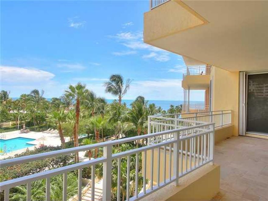 RESORT LIFESTYLE IN DESIRED OCEAN TOWER ONE  -- Enter through your private elevator to  this bright flow through unit w/ open spaces.  Total of 4 bedrooms w/ master bedroom featuring 3 closets, shower & Jacuzzi tub.   Amenities include  tennis, exercise r oom & pool in one of most desired buildings on Key.  Easy to show.  Cabana land lease being offered separate of the MLS listing of unit.