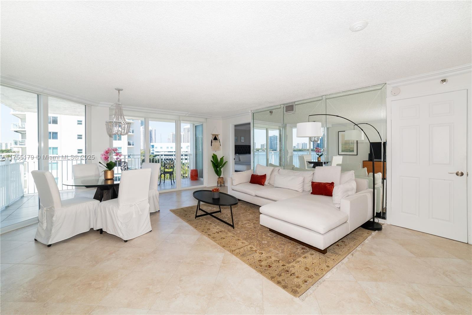 Rental Property at 18000 N Bay Rd 602, Sunny Isles Beach, Miami-Dade County, Florida - Bedrooms: 2 
Bathrooms: 2  - $3,800 MO.