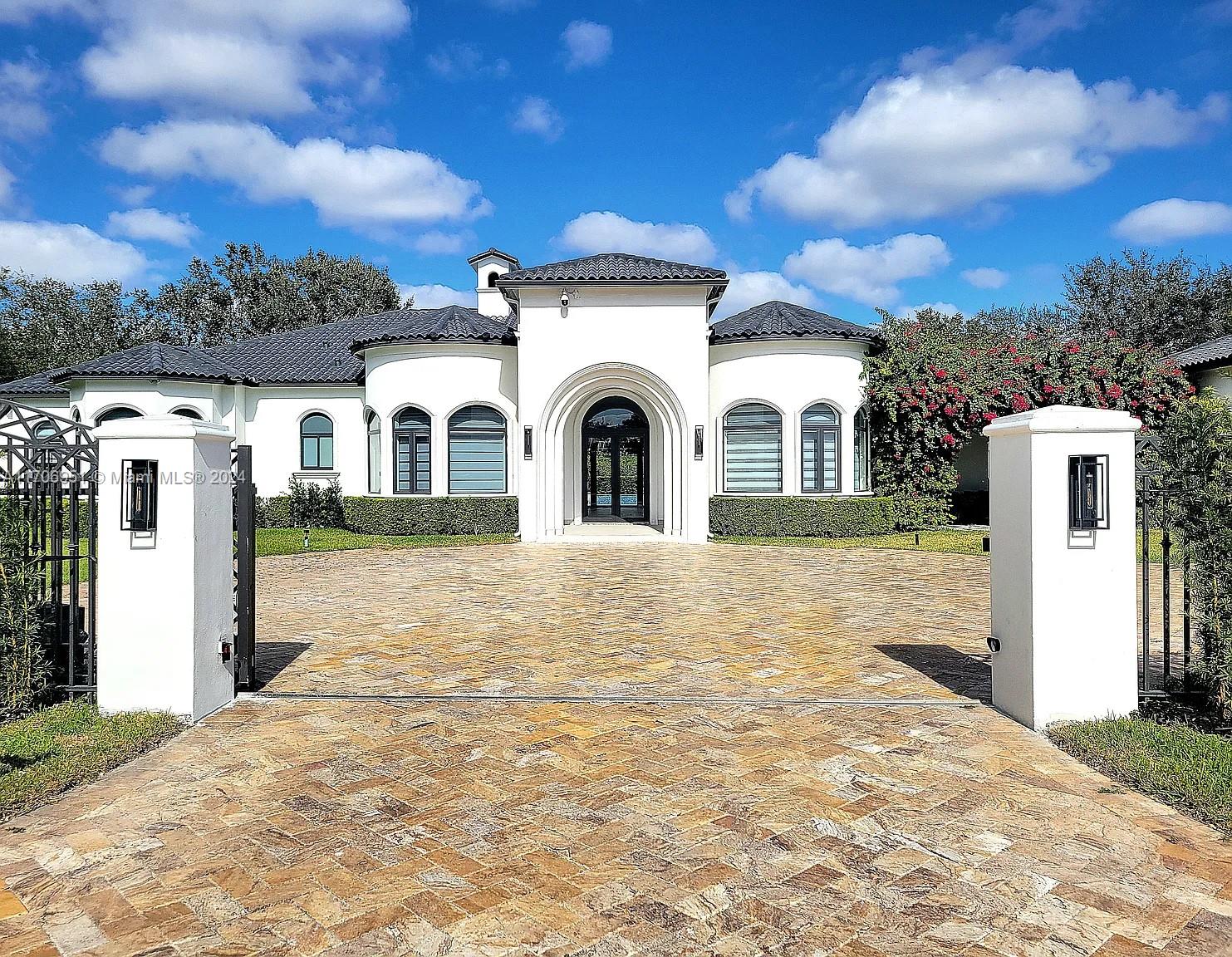 Luxurious 7/5.5 single family corner home on builder's acre. Newly remodeled from floor to ceilings. Gourmet kitchen, gas appliances, wood cabinets, granite countertops, stainless steel appliances, large office, wine cellar, & fire place. Expansive yards. Custom pool! Gazebo includes custom bar and grill & guest room with bathroom. Giant primary bedroom with large bathroom and walk-in closet. 3 car garage with lift for 4th car. Centrally located close to Baptist Hospital, Dadeland Mall, Whole Foods, Pinecrest, Gables, Riviera Prep School, US 1, the 826, & just minutes from MIA.