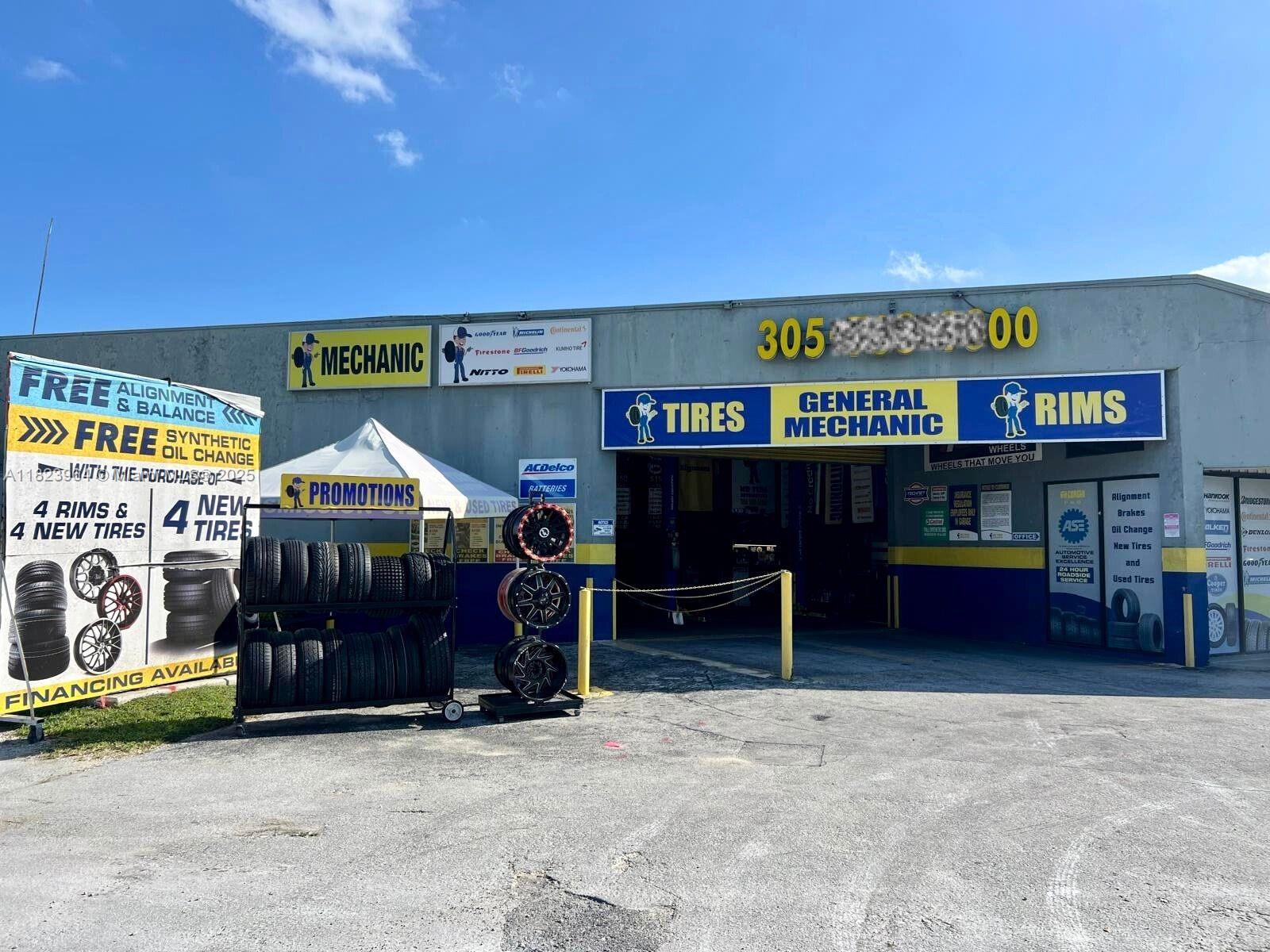 Incredible opportunity to own a well-established auto repair business in a prime location directly in front of the Turnpike exit. Seller is motivated—all offers considered and seller financing is available. Turn-key shop in pristine condition with approx. $200K in premium, state-of-the-art tools and equipment, including vehicle lifts, diagnostic scanners, and machinery for wheel balancing, oil changes, A/C repair, steering alignment, tire/rim replacement, and suspension lift kit installs. High-visibility with 45,000+ cars passing daily. Flexible 5-year lease with renewal options. Huge growth potential—currently open only until 4 PM. Clean financials on file.