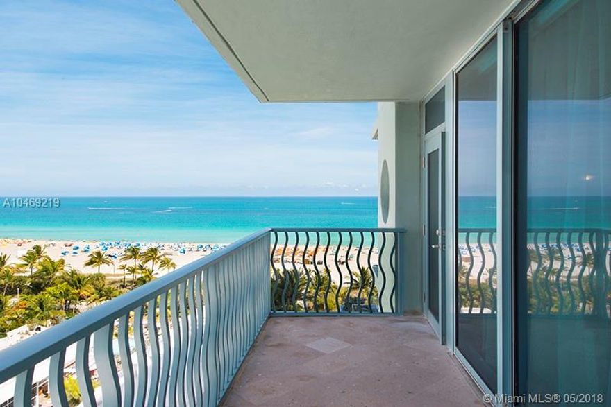 Nationally acclaimed interior designer Marc Thee designed this Pied-a-Terre corner residence with direct ocean at the Michael Graves and its present owner has elevated it functionality and beauty. Marble floors and bathroom, beautiful custom wood work throughout . Charm and warmth beyond belief. Most stable and affordable luxury oceanfront condo in the heart of South Beach at the intersection where the ocean is your back yard and world famous Ocean Drive is at your front door. Centrally located!