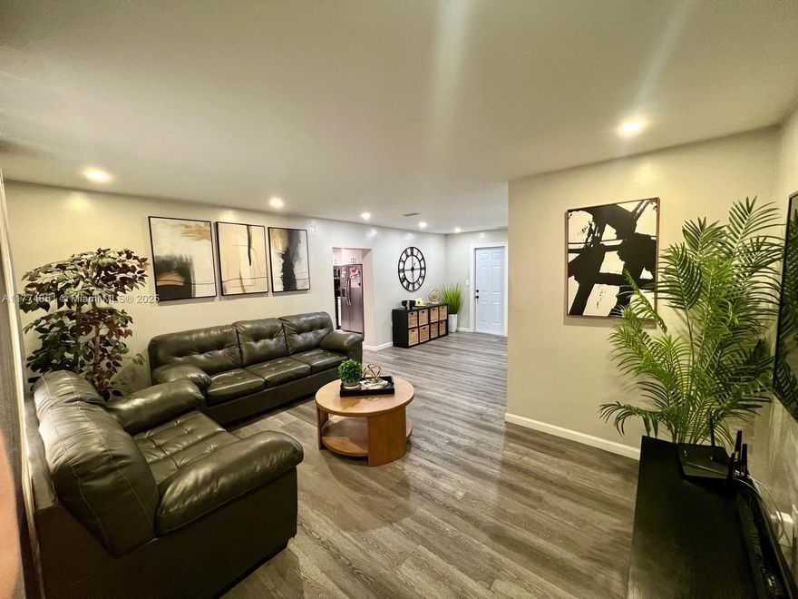 Welcome to this beautiful 3-bedroom, 2-bathroom home, perfect for families or anyone looking for comfort and style. Featuring a spacious open floor plan, this home boasts a bright and airy living room, a modern kitchen with stainless steel appliances, and a cozy dining area.

The primary suite offers a private retreat with an en-suite bathroom and generous closet space. Two additional bedrooms are ideal for family, guests, or a home office. 
Enjoy outdoor living with a large backyard, perfect for entertaining or relaxing. Located in a desirable neighborhood close to schools, shopping, and dining, this home is move-in ready!