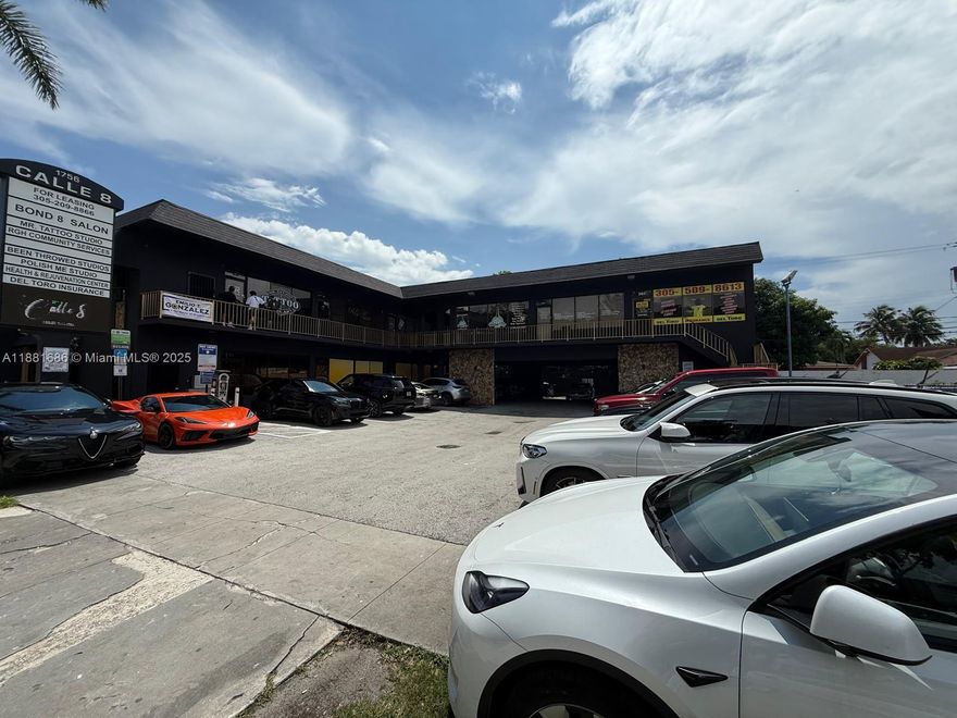 Prime 650 SF second-floor commercial space located in the heart of Little Havana, right on Calle Ocho. The property features over 15 on-site parking spaces and offers excellent visibility and accessibility in one of Miami’s most vibrant corridors. This versatile space is ideal for office, retail, medical, or a variety of other uses, and is surrounded by other successful businesses in a well-established center.