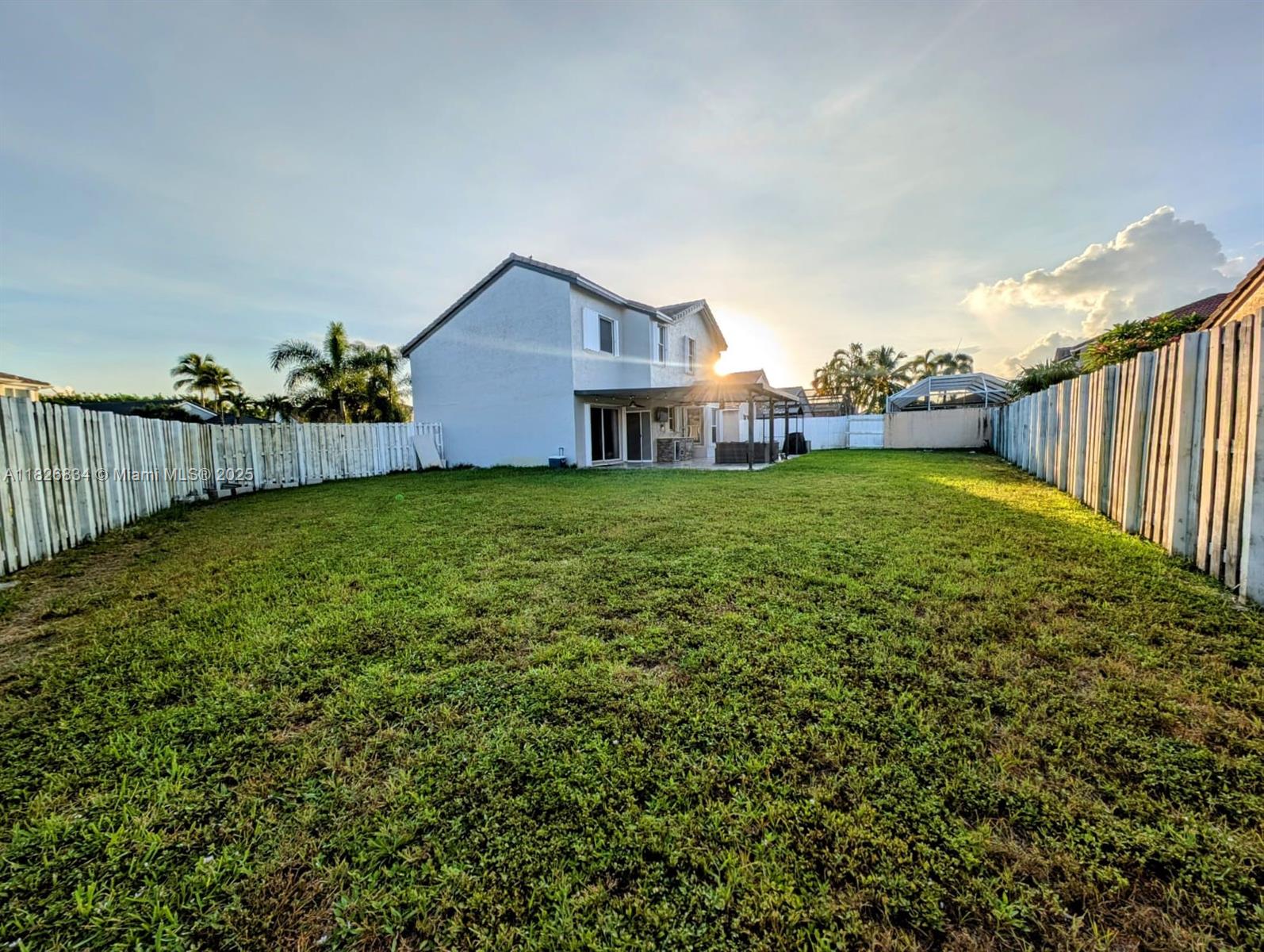 Welcome to this stunning 4-bedroom, 2.5-bath residence located in a quiet and desirable neighborhood. This home features a fully remodeled kitchen and bathrooms, complete with stainless steel appliances and modern finishes. Enjoy peace of mind with a brand-new roof, hurricane shutters, and fresh paint inside and out.
But the real gem? The expansive backyard a dream for entertaining and playtime! It includes a covered patio with a mounted TV, outdoor sink, mini refrigerator perfect for family BBQs, birthday parties, or relaxing evenings under the stars.Located in a friendly, quiet neighborhood, this home checks all the boxes for families looking to grow and thrive. Don’t miss this opportunity!
This move-in-ready gem combines comfort, style, and functionality — don’t miss out!