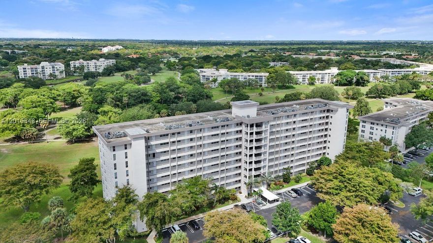 Enjoy serene golf course views and a vibrant South Florida lifestyle from this beautifully maintained 5th floor residence in Palm Aire Country Club. Nestled in a highly desirable Pompano Beach community, this home offers a perfect blend of comfort, convenience, and scenic surroundings. Wake up to peaceful green fairway vistas and unwind in a well-laid-out interior featuring washer & dryer in-unit and valuable recent upgrades, including a 2022 A/C and 2021 water heater. Bright living spaces flow effortlessly, making it easy to relax or entertain while enjoying the tranquil backdrop of the golf course. The community is known for its manicured grounds, walkable streets, and welcoming neighborhood feel, ideally located near shopping, dining, major highways, and South Florida beaches. Water, internet & cable included! Whether you’re looking for a full-time residence or seasonal retreat this apartment delivers outstanding value in an excellent location. Don’t miss the chance to enjoy golf course living in one of Pompano Beach’s most convenient and well-kept communities.