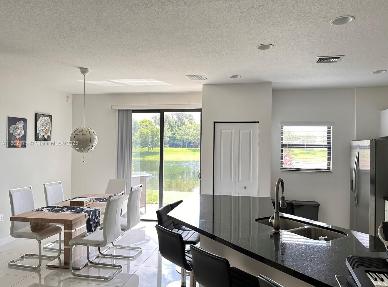 Beautiful lakefront 3br/2,5bth townhouse in gated Aventura Isles community. This spacious, beautiful decorated and fully equipped home has an expansive floor plan with a modern open kitchen, and a comfortable dining and living area. Aventura Isles is a gated community with guard house, clubhouse, swimming pool and lounge area. It also offer a walking and jogging trails with exercise stations. Basic cable, lawn, alarm and internet included in the rent.