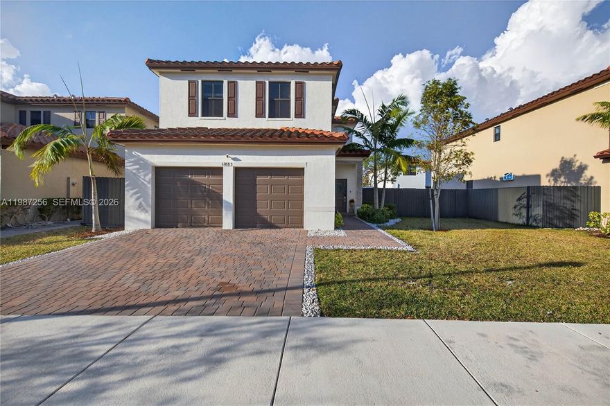 PRICE REDUCTION!!! Take advantage of this house with the biggest lot on the neighborhood, beautifully updated home located at 11883 SW 234 Ln in Homestead! This move-in-ready property featuresmodern upgrades throughout, offering comfort, style, and functionality. Step outside to a newly builtcontemporary terraza area, perfect for entertaining family and friends year-round. The backyard offers plenty ofspace to build your dream pool while still maintaining ample yard space. One of the standout features is the extraparking flexibility — with room to park a boat, RV, or multiple vehicles. No need to pay for off-site storage.Conveniently located near major roads, schools, shopping, and dining. This home is ideal for buyers looking forupdated finishes, outdoor entertainment space, and room to grow. To see a virtual tour in 3D please click the link in virtual tour