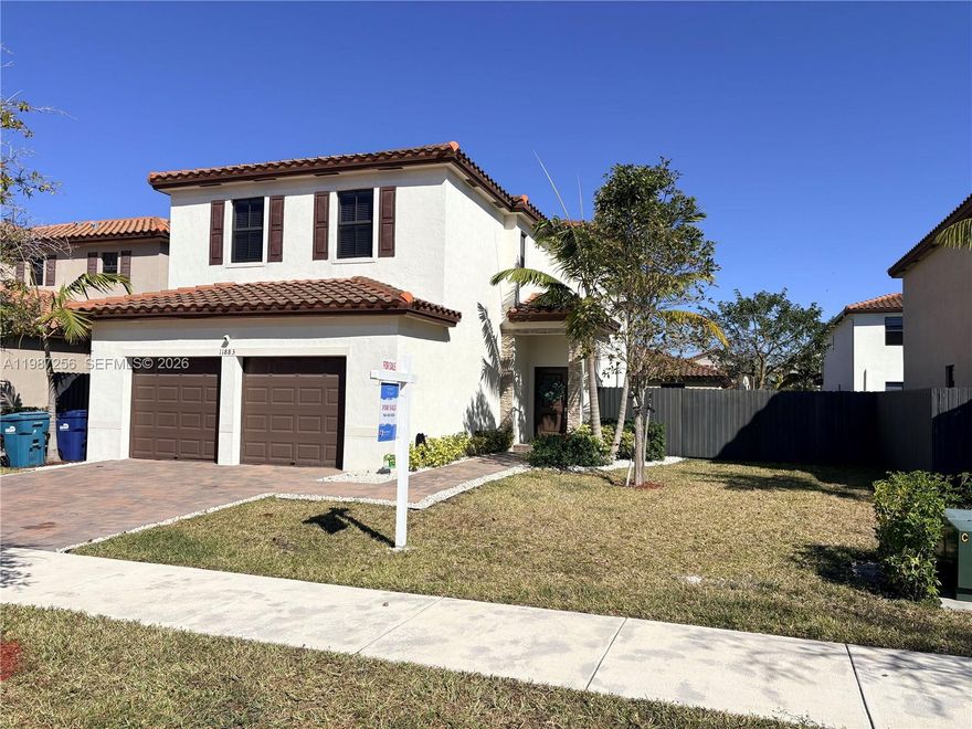 Beautifully updated home located at 11883 SW 234 Ln in Homestead! This move-in-ready property featuresmodern upgrades throughout, offering comfort, style, and functionality. Step outside to a newly builtcontemporary terraza area, perfect for entertaining family and friends year-round. The backyard offers plenty ofspace to build your dream pool while still maintaining ample yard space. One of the standout features is the extraparking flexibility — with room to park a boat, RV, or multiple vehicles. No need to pay for off-site storage.Conveniently located near major roads, schools, shopping, and dining. This home is ideal for buyers looking forupdated finishes, outdoor entertainment space, and room to grow. To see a virtual tour in 3D please click the link in virtual tour