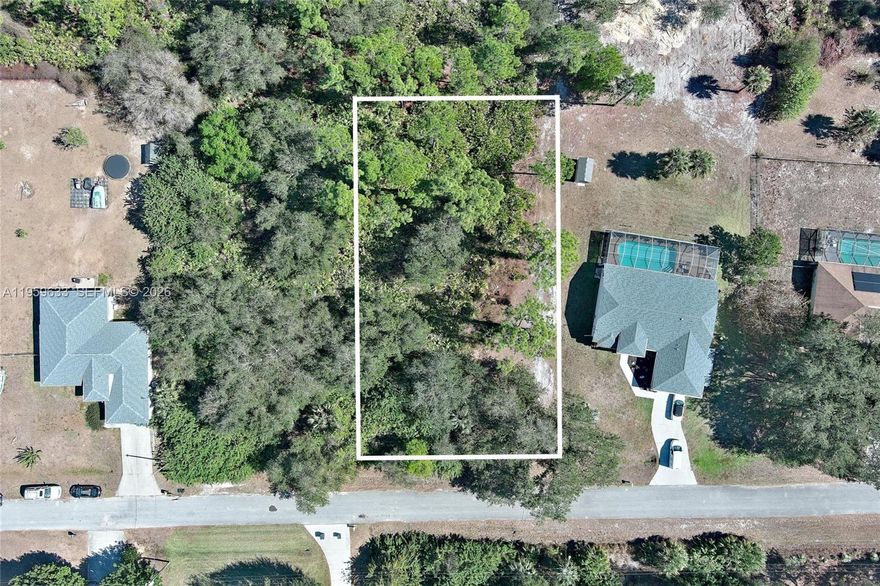 Vacant residential lot offering 0.50 acres located in Lehigh Acres, FL. Spacious half-acre parcel situated in a growing area with new construction nearby. No HOA and no deed restrictions. Convenient access to shopping, schools, dining, and major roadways. Ideal opportunity to build a custom home, add a workshop, or hold as a long-term investment.