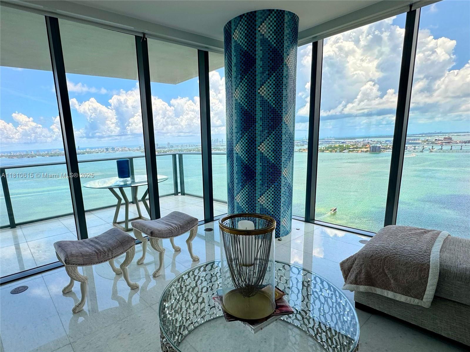 Spectacular Corner Residence at One Paraiso – Fully Furnished seasonal rental !
Enjoy stunning sunrise and sunsets from this fully furnished 3-bedroom, 3.5-bath corner unit at One Paraiso, with unobstructed views of Biscayne Bay, the Atlantic Ocean, and the Miami skyline.
This move-in-ready home features Calacatta marble floors, floor-to-ceiling windows, built-out closets, top-tier appliances, blackout shades, and private elevator access with foyer.
Resort-style amenities include bayfront pools, private cabanas, a full-service spa, fitness center, tennis courts, theater, business center, and kids’ playroom.
Available for seasonal rent only from June to October 2025.