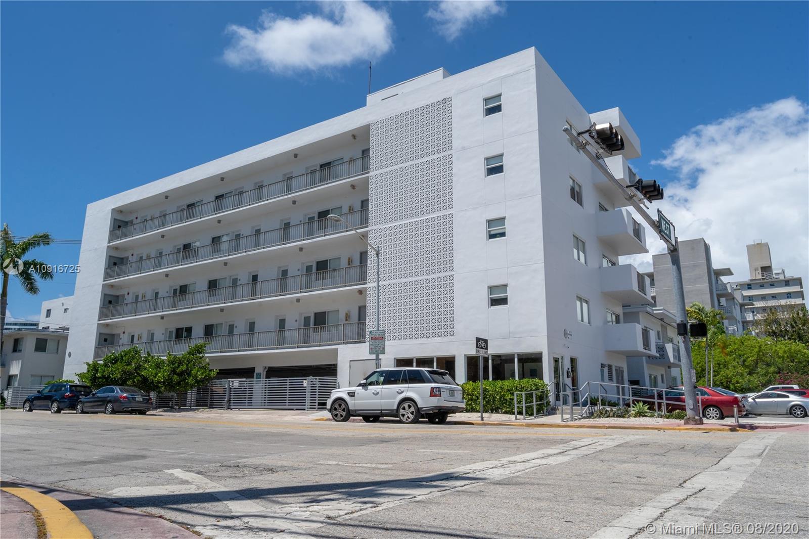 ** Leasing Special – ONE MONTH FREE!!! Security Deposit of $500. ** Must see this breathtaking residence with panoramic views located on trendy West Ave, one block off Lincoln Rd and just steps to Sunset Harbor dinning + shops! This luxe 1BD unit has Hurricane-impact windows, central A/C, modern warm wood grey waterproof flooring, SS appliances (including dishwasher!!), dining area, designer window coverings, on trend lighting, and lots of closet space! This boutique building is fully wired with DirecTV INCLUDED in rental rate, on-site residents only laundry room, elevator, secured call box entrance, parking available for cars & scooters ($125)! We love pets – Pets are Welcomed!