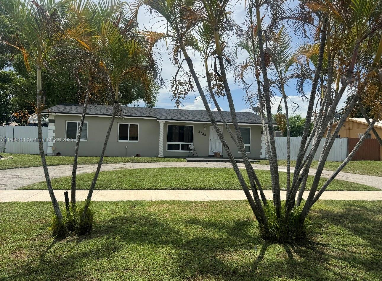 Spacious 4-Bedroom 1.5 Bath Home in the Heart of Miami Gardens! Welcome to this charming single-family home located just minutes from Hard Rock Stadium, entertainment, and endless shopping and dining options. This residence offers both comfort & convenience.
Step inside to find a huge Florida room perfect for relaxing or entertaining, & large laundry room that adds extra functionality. The home sits on a generous lot with a huge front & backyard, complete with a sprinkler system & plenty of room for outdoor living, gatherings, or even parking your boat.
Additional highlights include a 7-year-old roof, ensuring peace of mind, and a versatile floor plan ready for your personal touch.
Don’t miss this opportunity to own a spacious property in a prime location with so much potential!