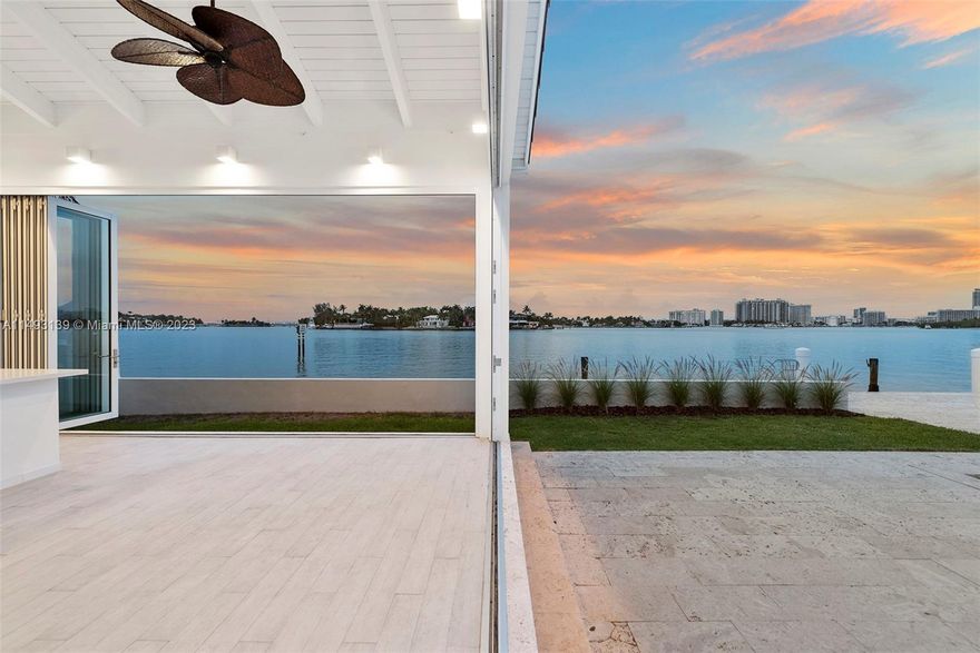 Best opportunity on the market for a prime waterfront gated lot on the Estate section of Hibiscus Island in Miami Beach, stunning wide water views, 120' of waterfrontage. Home is rented and generating income on a 21,000 sqft lot, to be used during the planning process. Miami Beach police officer present at gate 24/7. Tennis court, basketball court, and playground on island.